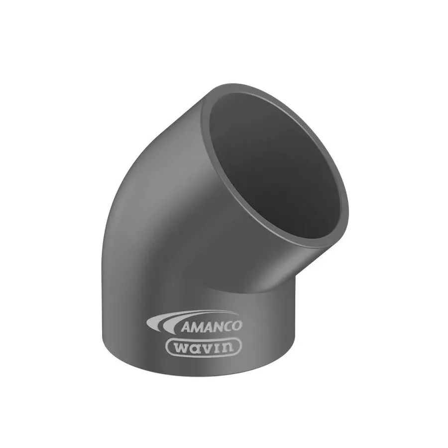Codo a 45 º HH - PN10 90mm
