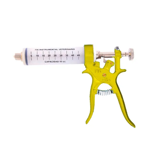 Jeringa Master Amarilla 50CC AUT. FIX Plastica