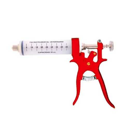 Jeringa Master Roja 50CC AUT. FIX Plastica