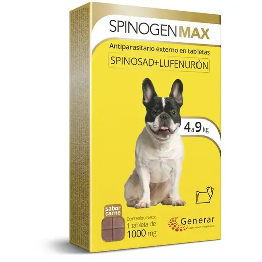 SPINOGEN MAX 4 A 9 KG Spinosad + Lufenuron
