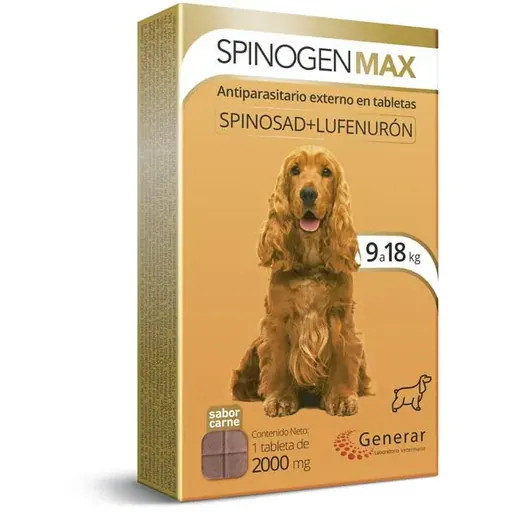SPINOGEN MAX 9 A 18 KG Spinosad + Lufenuron